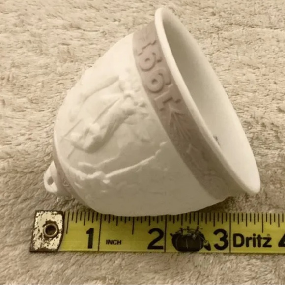 Llardo 1991 Porcelain Christmas Bell Campanita Navidad Made In Spain - Picture 8 of 8